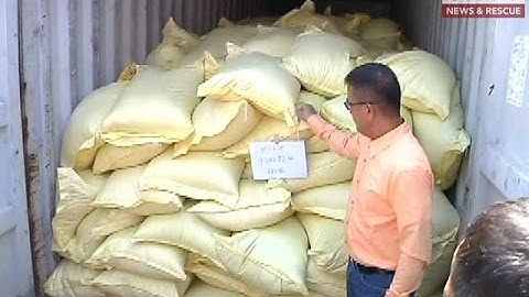 Customs seizes 12 container vans of smuggled rice