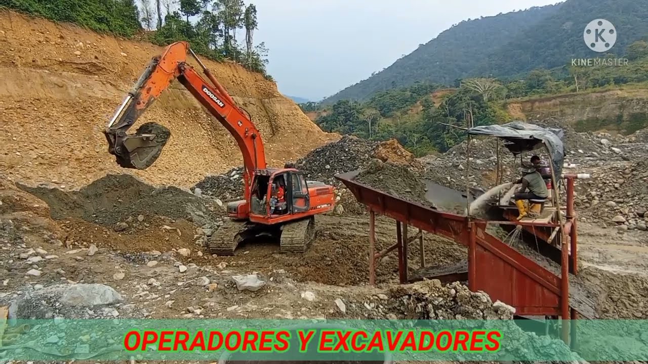 🇪🇨TRABAJANDO EN LA MINERÍA DE ECUADOR,PROCESO COMPLETO,PRIMERA PARTE