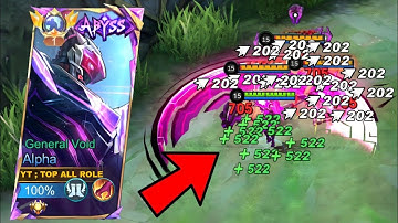 UNLIMITED TRUE DAMAGE AND LIFESTYLE !!BEST BUILD AND EMBLEM ALPHA