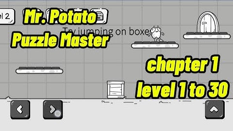 Mr potato Puzzle Master - chapter 1 - Level 1 to 30 - gameplay walkthrough