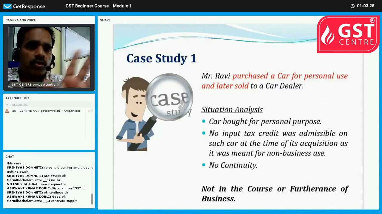 Webinar Meaning And Scope Of Supply And Gst Enrollment Export Youtube