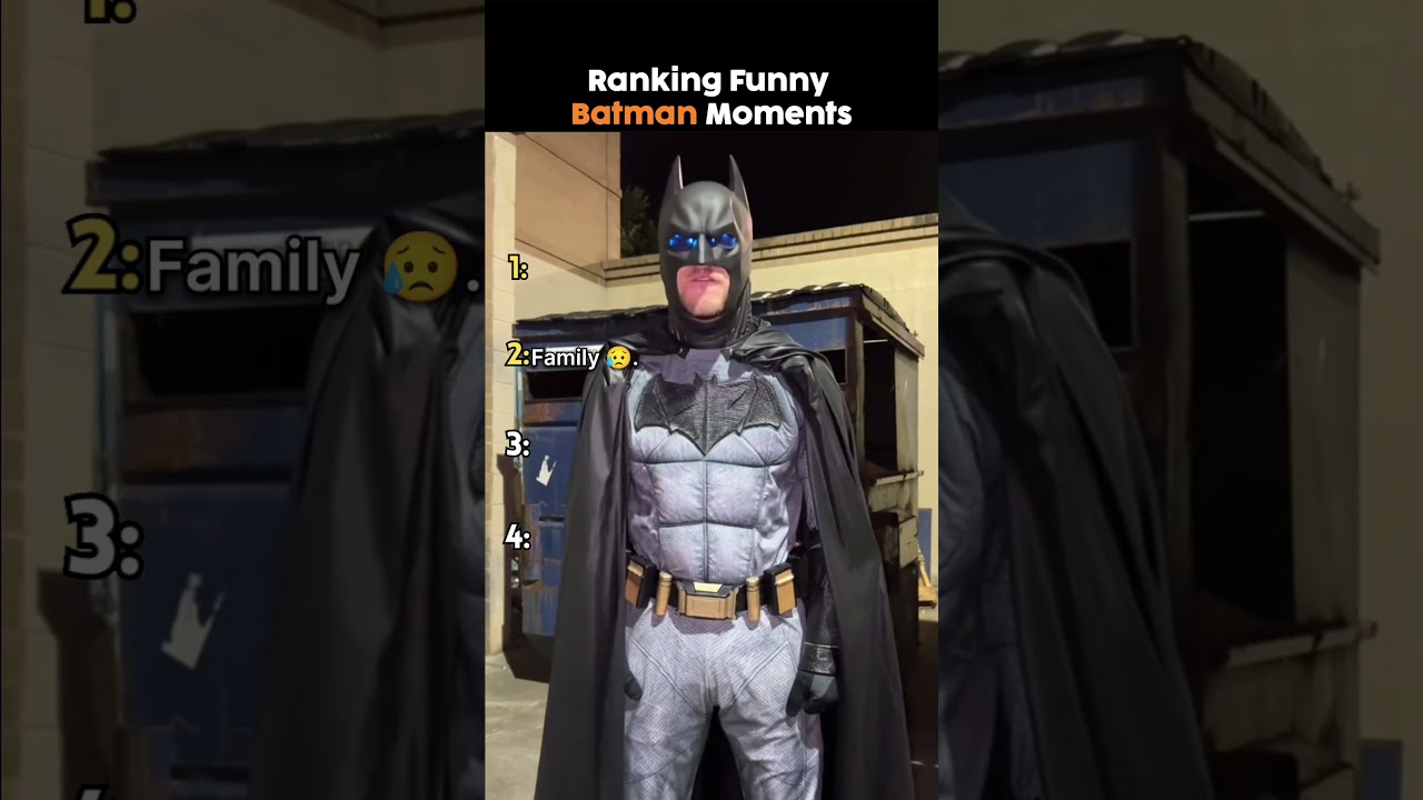 Ranking funny batman moments 🦇
