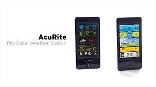 AcuRite Pro Color Weather Stations with Wind Speed