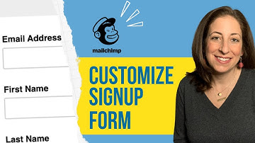 Customize Mailchimp Signup Form / Default Emails