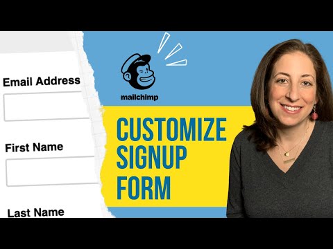 Customize Mailchimp Signup Form / Default Emails