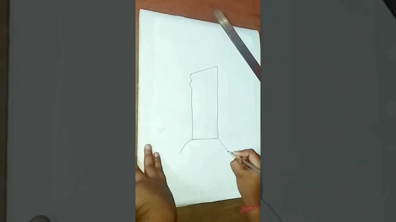 How to draw a very easy candle🕯drawing 