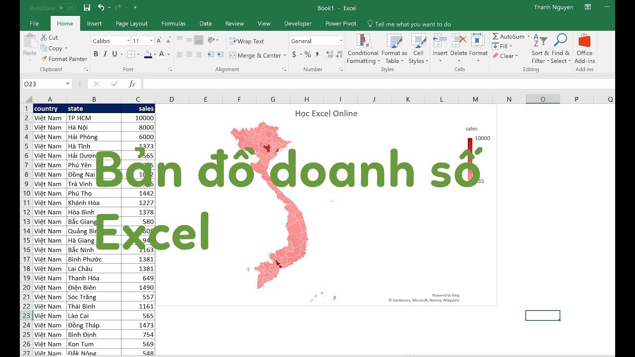 treemap chart trong excel de lam gi