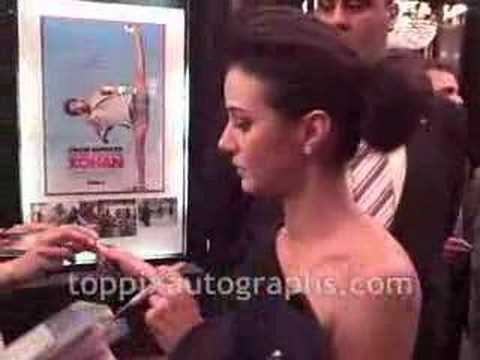 Emmanuelle Chriqui - Signing Autographs at "Zohan"...