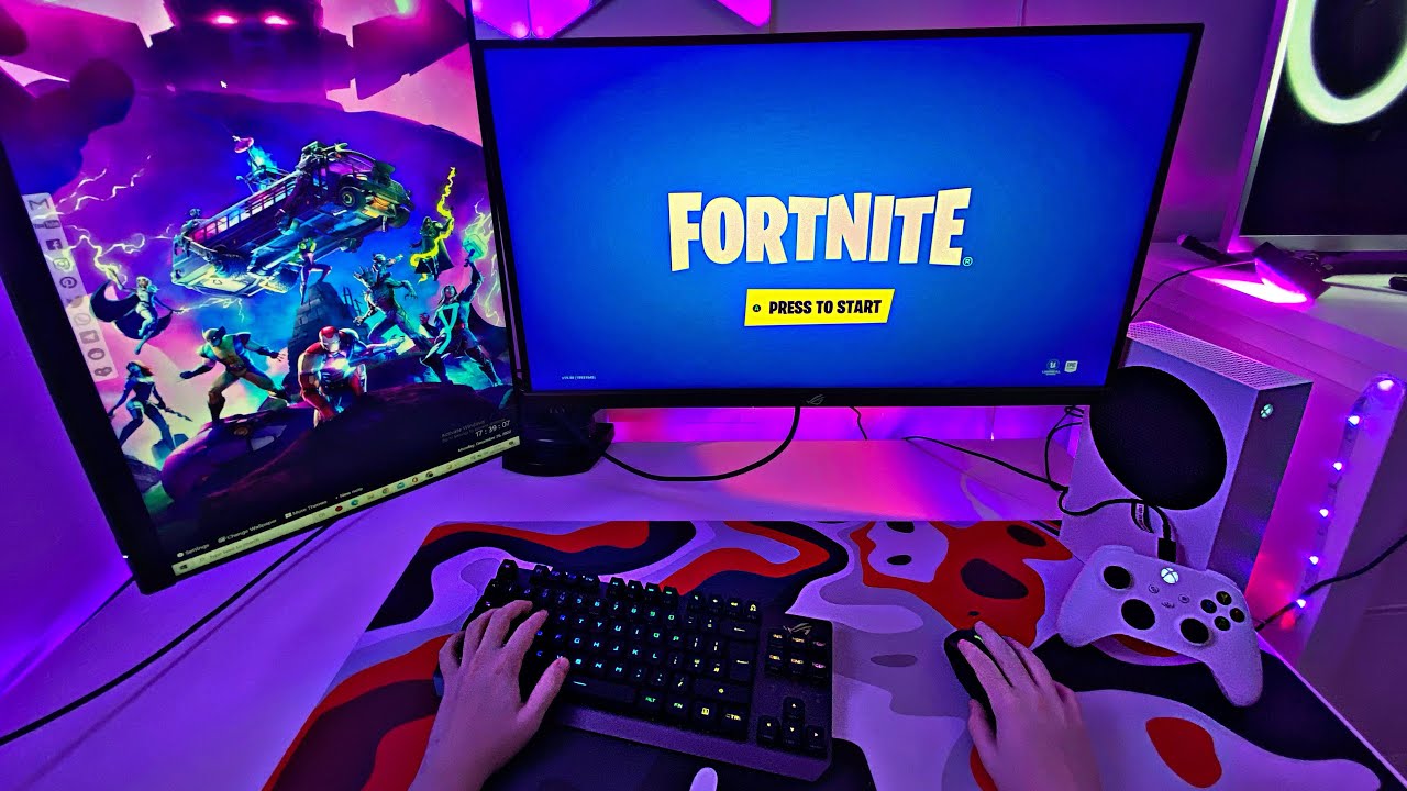 Fortnite but You Are Me (POV) + Keyboard & Mouse on Xbox Series S - YouTube