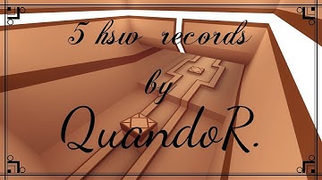 CS:GO BHOP - 5 hsw records by QuandoR.