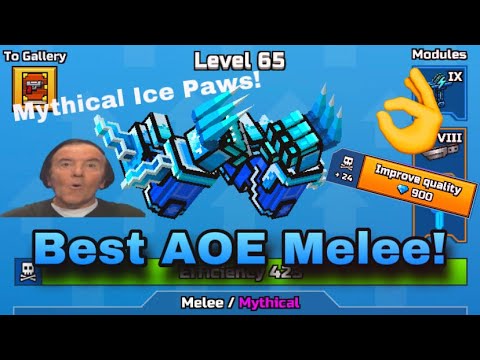 Ice Paws Are The Best AOE Melees When Upgraded To Mythical! (Fast Firerate) | Terrorz PG3D