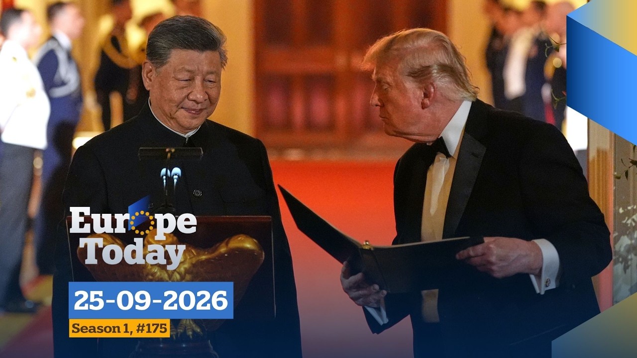 LIVE: Trump's state dinner for Xi Jinping, Pope Leo's first visit to France | Europe Today #175