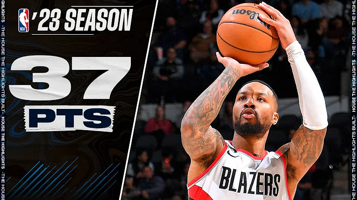 Damian Lillard 37 PTS 7 THREES Full Highlights vs ...