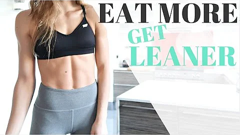 HOW I GET LEAN ON +2300kcal || IMPROVE YOUR METABOLISM