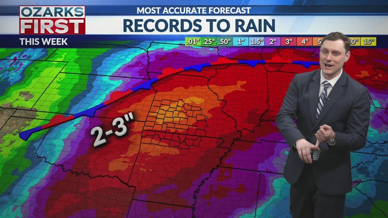 Record High Temperatures Replaced with Heavy Rain - YouTube