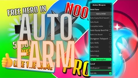 [BEST] Anime Weapon Simulator Script Very OP