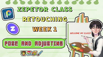 [ZEPETOR CLASS] RETOUCHING: Pose & Adjusting | ibisPaintX Tutorial | #zepeto #zepetorclass