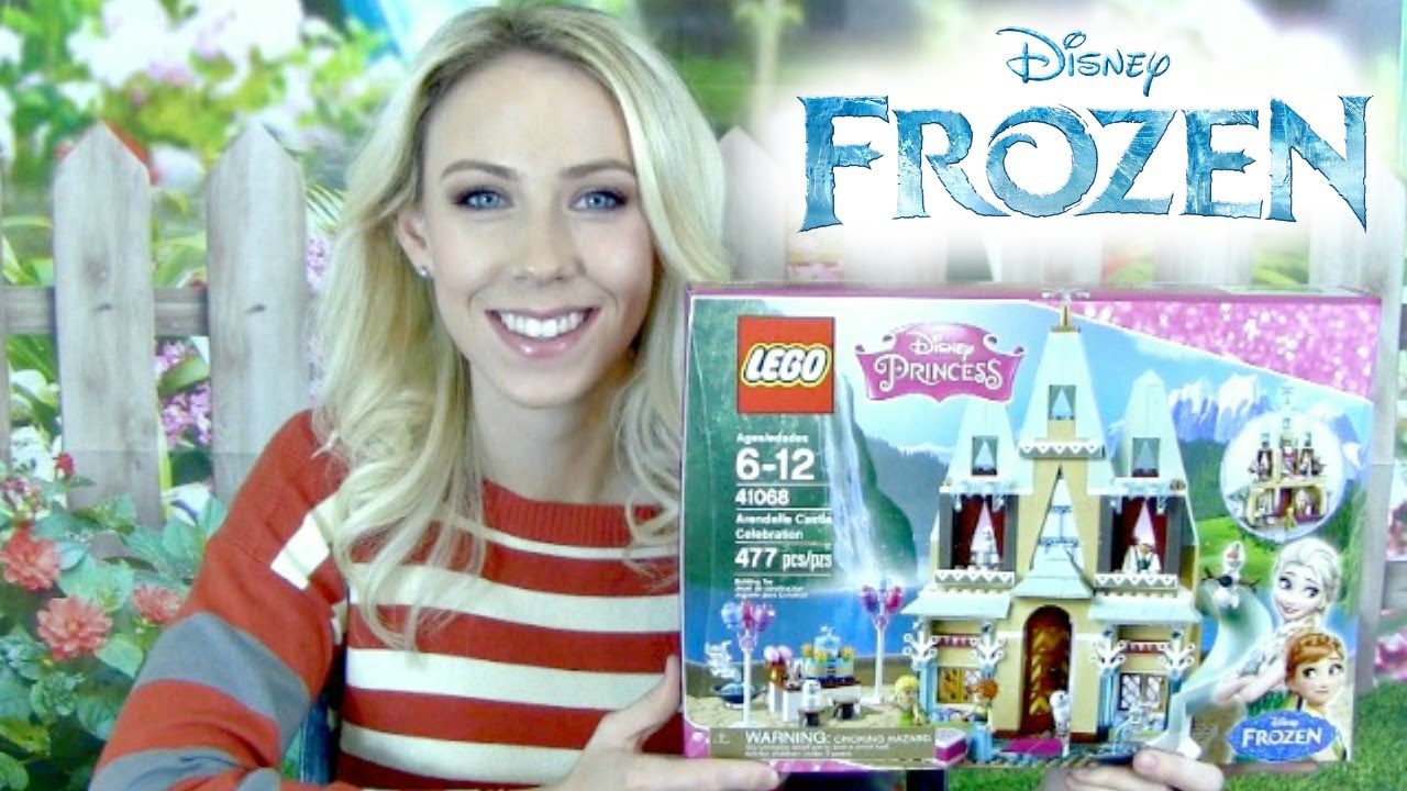 LEGO 41068 Arendelle Castle Celebration Disney Frozen Review Video Queen Elsa, Princess Anna, \u0026 Olaf - YouTube