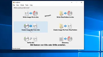 Wie kann ich eine ISO-Datei erstellen?