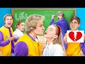 L’INTELLO EST AMOUREUSE DE LA PERSONNE LA PLUS POPULAIRE || Les Amours à l’École par 123 GO! TRENDS