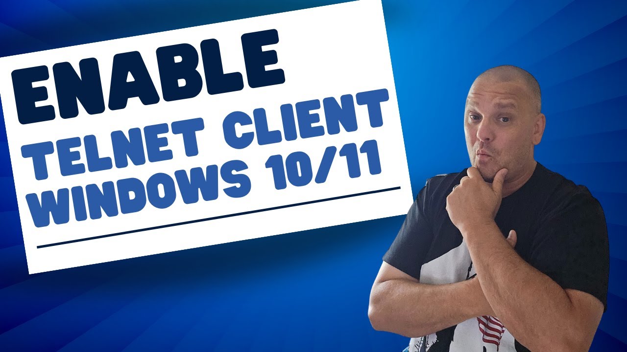 How to enable the Telnet Client in Windows 10 and Windows 11 - YouTube