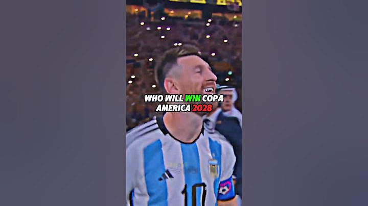 Who Will Win Copa America 2028?🤔🏆