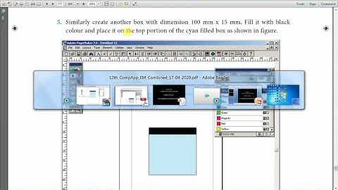 #12thComputerApplications Practical Ex.2- PageMaker Creating Notice Board