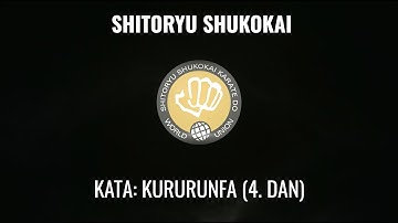 Kata Kururunfa - Shitoryu Shukokai Karate - pres. by Shihan Prof. Dr. Thomas Hausner, 8. Dan Kyoshi
