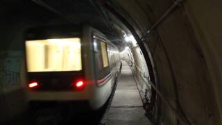 Metro C di Roma partenza da Parco di Centocelle per stazione di Mirti