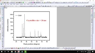 Crystallites (grain) size from XRD data using Scherrer equation - 09 screenshot 4