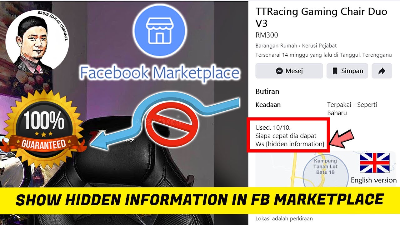 ¿Por qué muestra información oculta en el mercado de Facebook?
