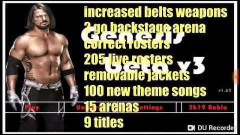 Wr3d 2k19 mod genesis beta with link in description