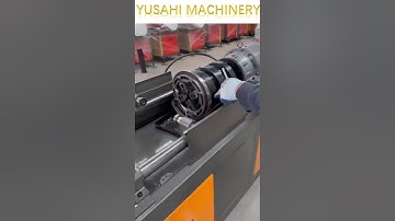 Electric Fully Automatic rebar Threading Machine Operation Video