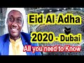 EID AL ADHA 2020 DUBAI UAE 
