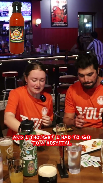 Pepper Palace Wing Challenge vs Kickball Team at the New Republik in Cambridge, MA!