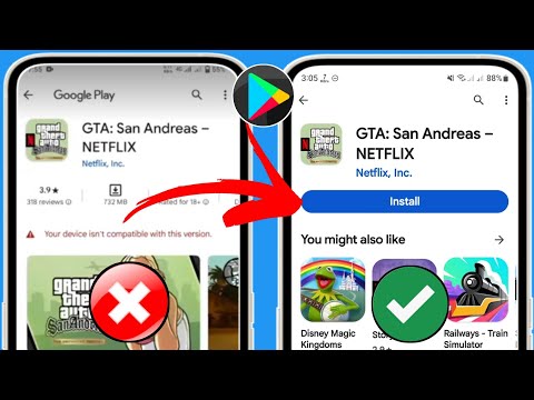 видео: GTA San Andreas NETFLIX «Ваше устройство несовместимо с этой версией» Решение проблемы