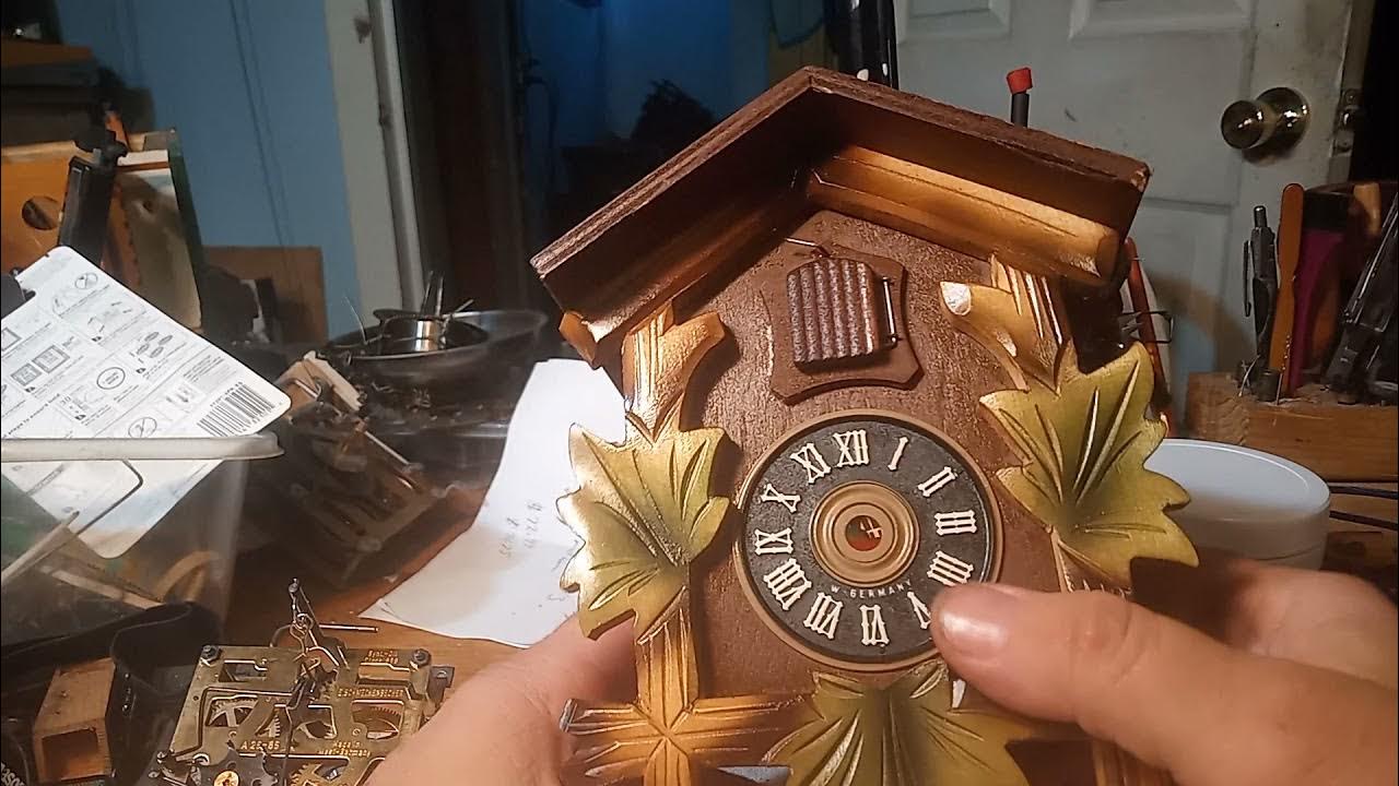 Cleaning a cuckoo clock. 20220110 164711 YouTube