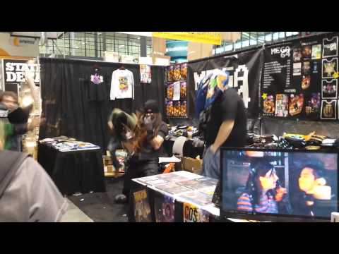 Mega64 going HAM at their booth at PAX east 2015