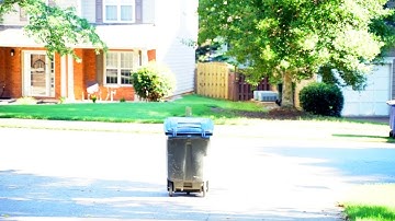 Self-Driving Bin Takes Itself Out