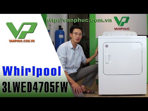 Máy sấy quần áo Whirlpool 3LWD4705FW sản xuất tại Mĩ