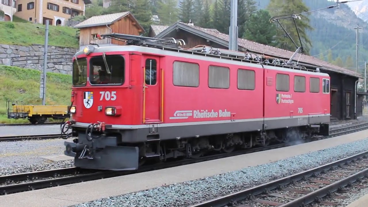 RhB 2020 - 06:13 Uhr ab Filisur - Frühzug nach Samedan