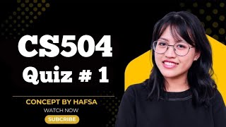 CS504 Quiz 1 2026 | CS504 Quiz 1 | CS504 | Midterm preparation | VU