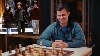 Does Magnus Carlsen Remember the Position in Harry Potter Movie?