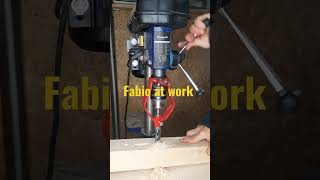 mortasatrice a foro quadro per trapano a colonna fai da te #faidate #fabio #mortas