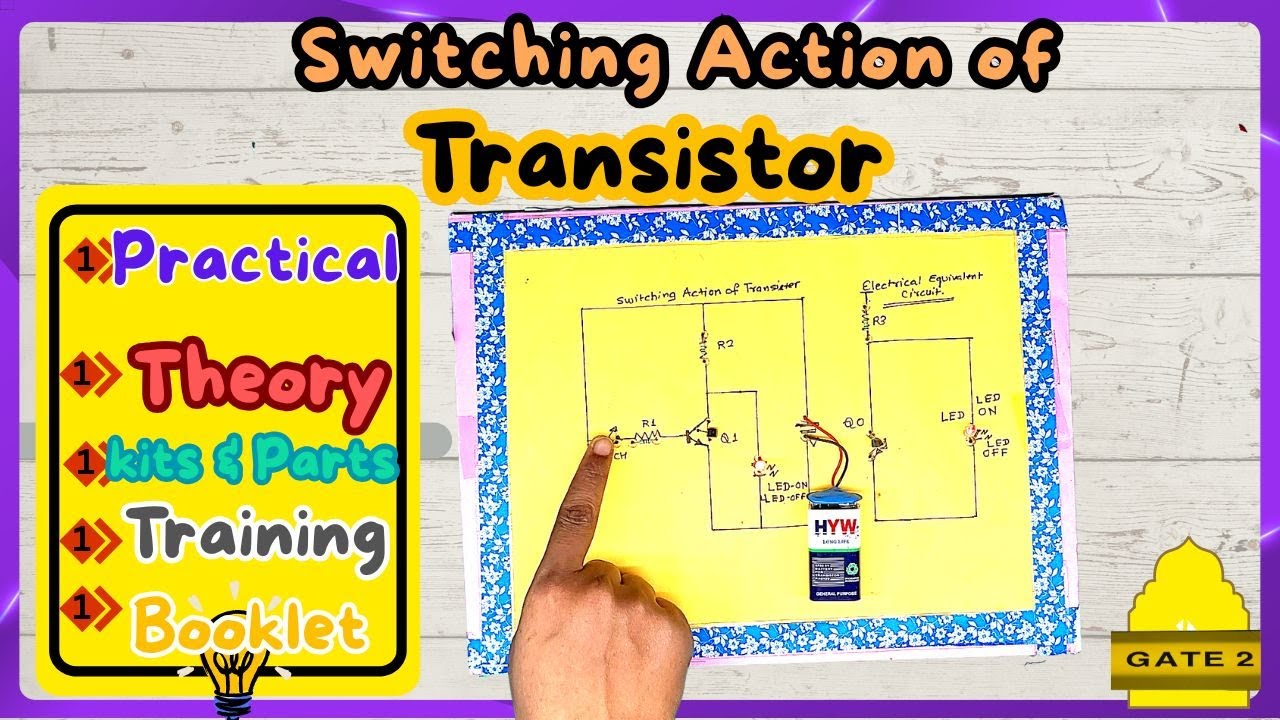 Switching Action of Transistors | How Transistors Work as Switches ...