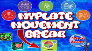 MyPlate Movement Break | Brain Break | This or That | Exercise | Food Groups | Elementary Health screenshot 5