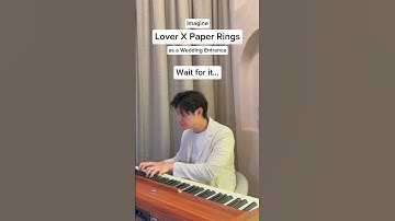 Thumbnail of Imagine 'Lover X Paper Rings' as a Wedding Entrance