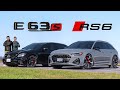 2021 Audi RS6 vs Mercedes-AMG E63S // DRAG RACE, ROLL RACE & Track Review