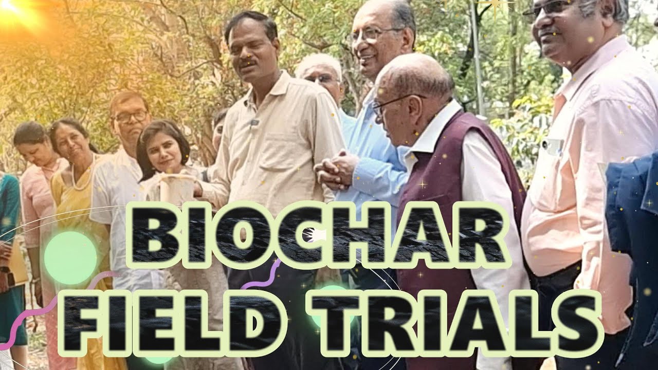 Biochar Field Trial at NIMSME PBS - YouTube