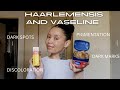 How to treat dark marks pigmentation skin discoloration with haarlemensis and vaseline glassskin